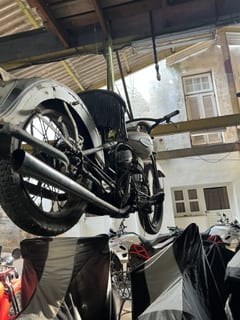 Motorcycle detail in Havana